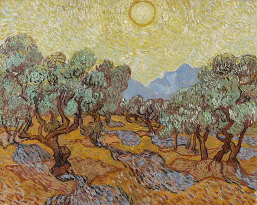 Olive Trees (1889) by Vincent van Gogh